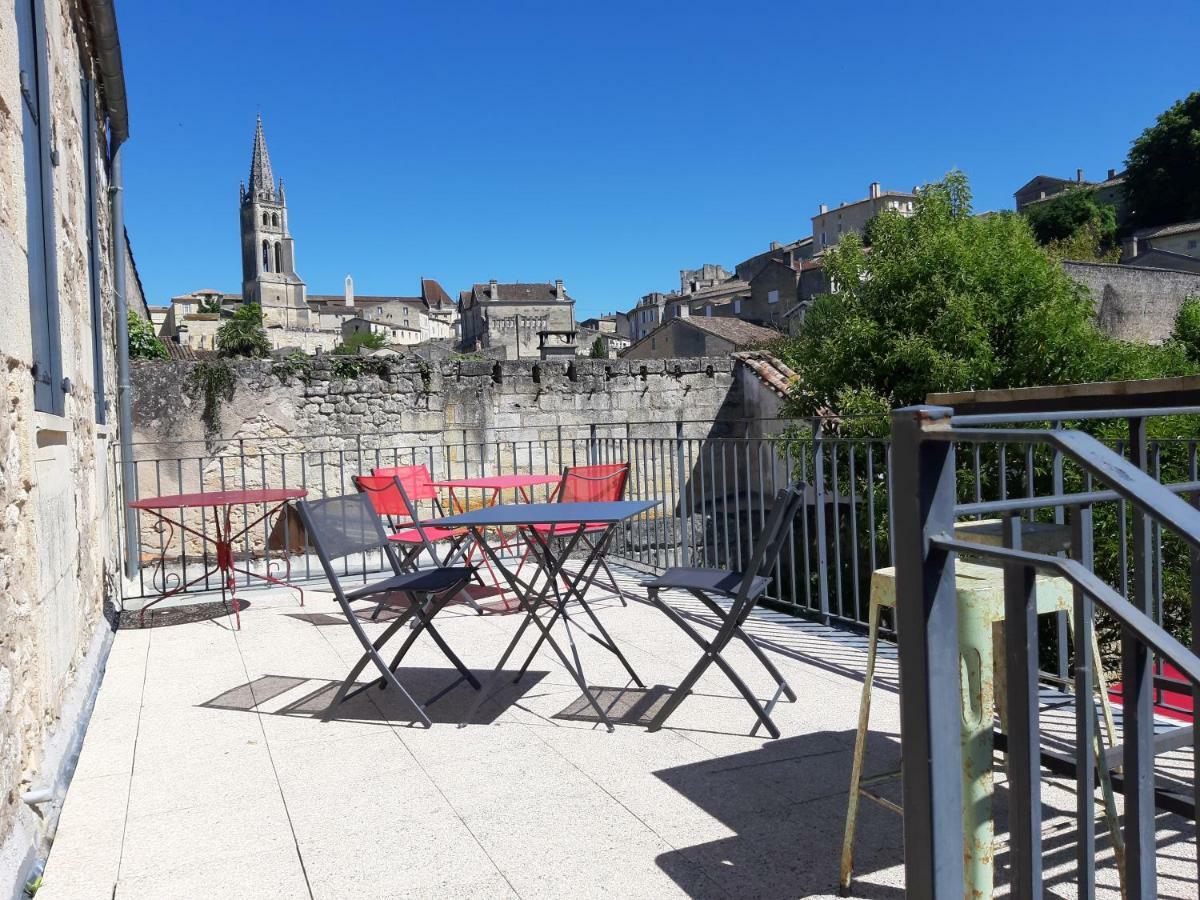 Les Logis Des Vignobles Sainte Emilion En Duplex N 3 Avec Terrasse Apartment Екстериор снимка
